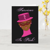 Overleving in roze borstkanker Kaart (Gele Bloem)