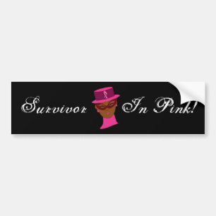 Overleving in roze borstkankersensibiliserende sto bumpersticker