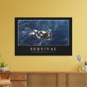 Overleving: Inspirerend prijsopgave 1 Canvas Afdruk (Insitu (Woonkamer))