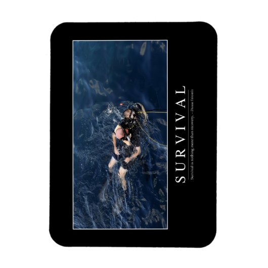 Overleving: Inspirerend prijsopgave 1 Magneet (Verticaal)