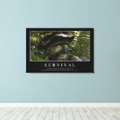 Overleving: Inspirerend prijsopgave 2 Canvas Afdruk (Insitu (Houten vloer))