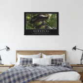 Overleving: Inspirerend prijsopgave 2 Canvas Afdruk (Insitu (Slaapkamer))