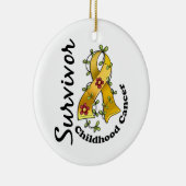 Overleving kinderkanker 15 keramisch ornament (Rechts)