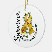 Overleving kinderkanker 15 keramisch ornament (Links)