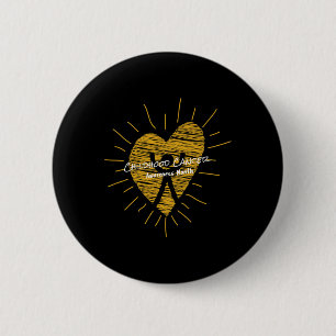 Overleving kinderkanker - Voorlichting kinderkanke Ronde Button 5,7 Cm