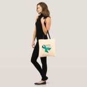 Overleving - Ovariumkanker Tote Bag (Voorkant (model))