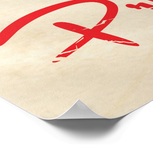 Overleving - poster voor atoomveiligheid (Hoek)