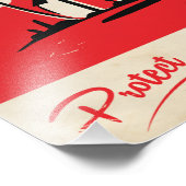 Overleving - poster voor atoomveiligheid (Hoek)