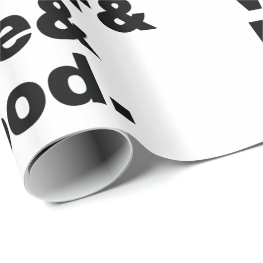 Overleving (Schuin & Water & Vuur & Voedsel). Cadeaupapier (Rol Hoek)