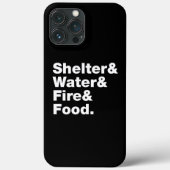 Overleving (Schuin & Water & Vuur & Voedsel). Hoes (Achterkant)