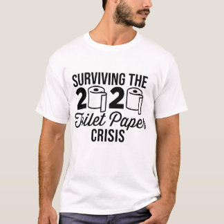 OVERLEVING VAN DE CRISIS 2020 VAN HET TOILET PAPIE T-SHIRT