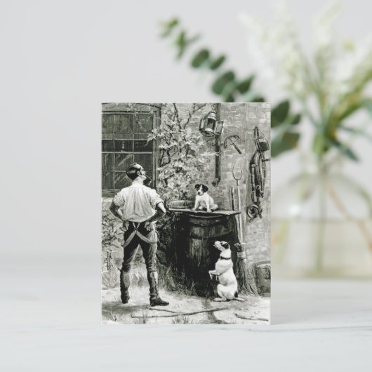 Overleving van de Fittest Briefkaart (Staand voorkant)