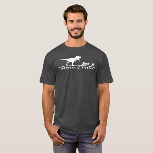 Overleving van de sterkste t-shirt (Voorkant volledig)