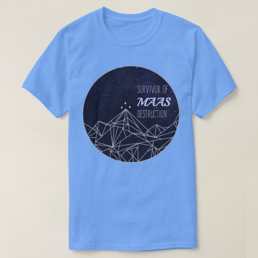 Overleving van de vernietiging van Maas T-shirt (Design voorkant)