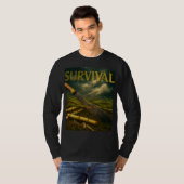 Overlevings lange mouw t-shirt (Voorkant volledig)