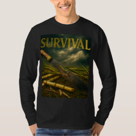 Overlevings lange mouw t-shirt