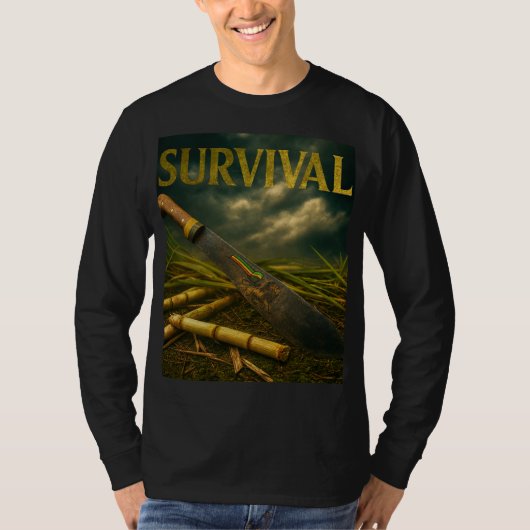 Overlevings lange mouw t-shirt (Voorkant)