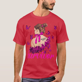 Overlevingsbewustzijn bij roze borstkanker bij vro t-shirt