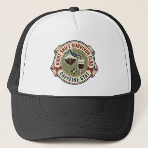 Overlevingsclub Nachtdienst Cafeïne Verpleegster K Trucker Pet