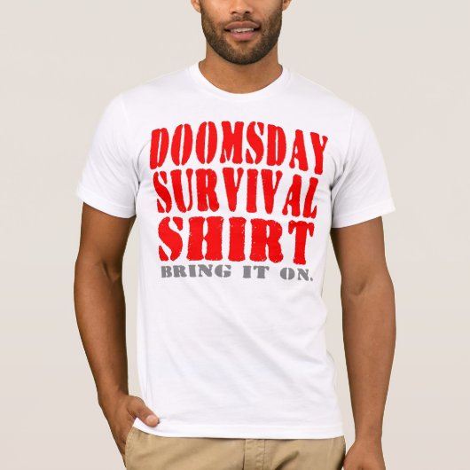 Overlevingsdag Shirt - bereid... (Voorkant)