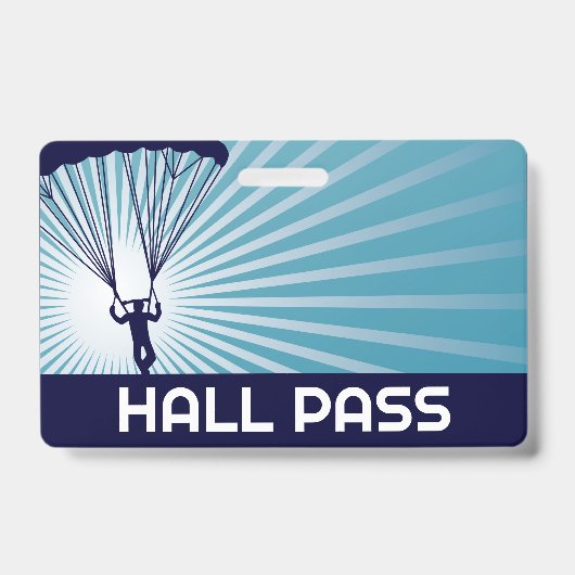 Overlevingsdocent Hall Pass Badge (Voorzijde)