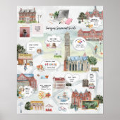 Overlevingsgids voor de Campus | Grappig Geschenk  Poster (Voorkant)