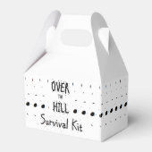 Overlevingskit "Over the Hill" Bedankdoosjes (Voorkant Zijde)
