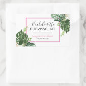 Overlevingskit voor de Bruid Rechthoekige Sticker (Tas)
