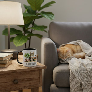 Overlevingskit voor introvert (Kat,plant,koffie,bo Mok