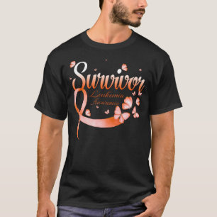 Overlevingsleukemie Bewustvlinder T-shirt