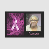 Overlevingsnaam borstkanker naamplaatje (Voorkant)