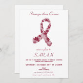 Overlevingspartij voor multipel myeloom-kanker kaart (Voorkant / Achterkant)