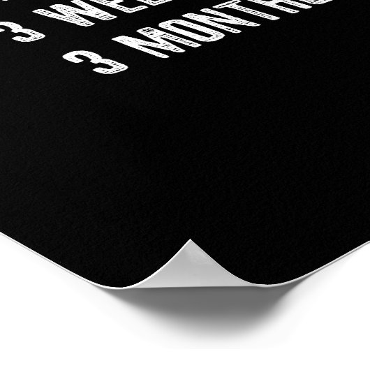 Overlevingsregels voor drie - Wilderness Quiz Poster (Hoek)