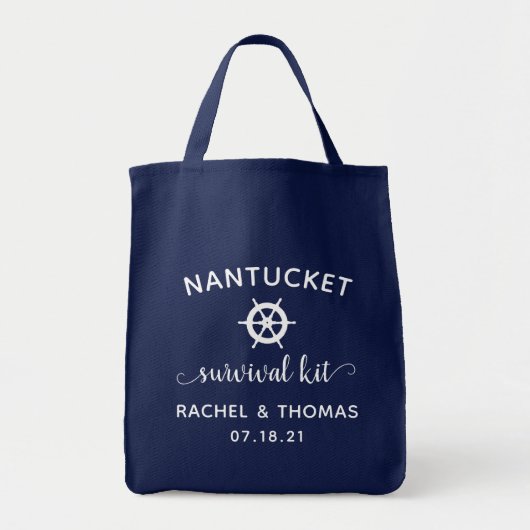 overlevingsuitrusting | Bestemming Bruiloft Welkom Tote Bag (Voorkant)