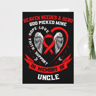 Overlijden Geliefde Oom Hartziekte Bewustzijn Pr Kaart