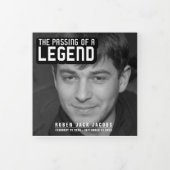 Overlijden van een legende Uitvaartdienst mono 12 Drieluik Programma (Cover)