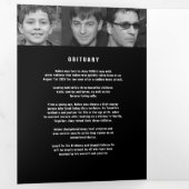 Overlijden van een legende Uitvaartdienst mono 12 Drieluik Programma (Binnenzijde eerst)