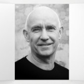 Overlijden van een legende Uitvaartdienst rood 12  Drieluik Programma (Binnenkant midden)