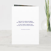 Overlijden van een legende Uitvaartprogramma blauw Programma (Achterkant)