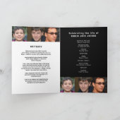 Overlijden van een legende Uitvaartprogramma mono Programma (Binnen)