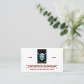 Overlijden van vaccins Standaard Visitekaartje (Staand voorkant)