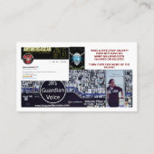 Overlijden van vaccins Standaard Visitekaartje (Achterkant)