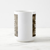 overlijden vóór het decaf van koffiebonen en kruis koffiemok (Center)