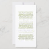 Overlijdensbericht Insteekkaart Bedankkaart (Achterkant)