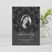 Overlijdenskaart voor je 20'er kaart (Staand voorkant)