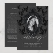 Overlijdenskaart voor je 20'er kaart (Voorkant / Achterkant)