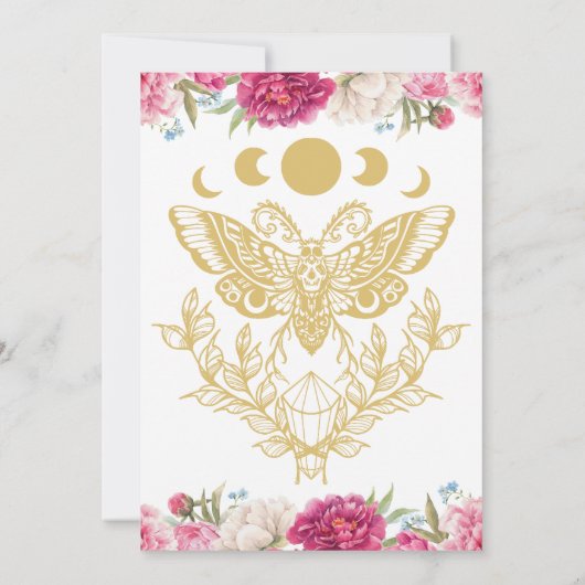 Overlijdensmaand bruiloft - Save the Date (Achterkant)