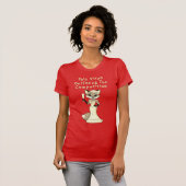 Overlist de Concurrentie Bachelorette Rode Vos Gra T-shirt (Voorkant volledig)