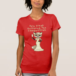 Overlist de Concurrentie Bachelorette Rode Vos Gra T-shirt