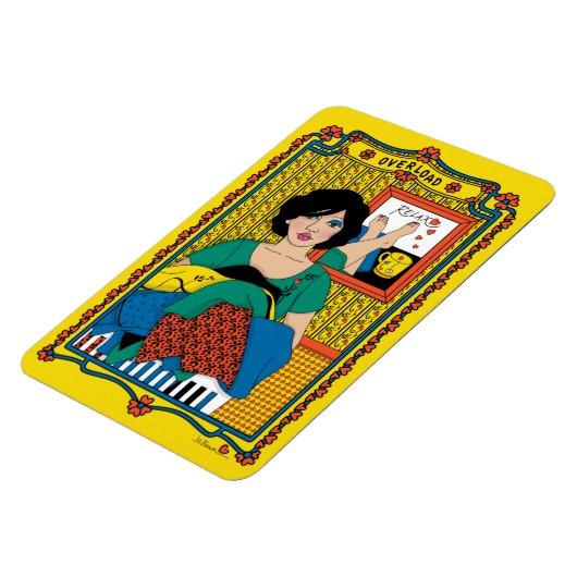 Overload_B_4x6 koelkast Magnet Magneet (Linkerzijde)